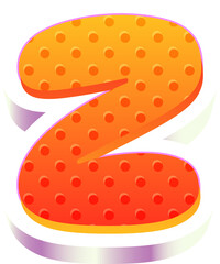 3D alphabet letters, 3d modeling and rendering