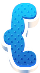 3D alphabet letters, 3d modeling and rendering