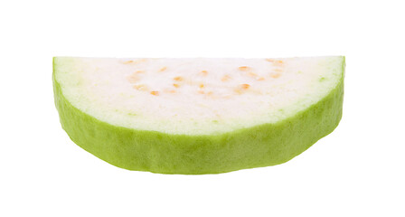 Guava fruit slice isolated on transparent png