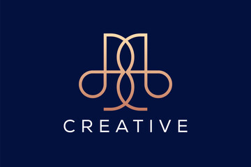 Letter Bb monogram logo