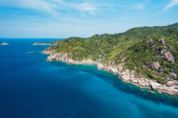 Beach and sea at Koh Tao, Thailand