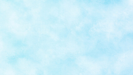 Creative grunge light sky blue shades watercolor background. Blank for design. Trendy concept. Vector illustrator.