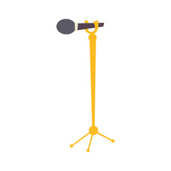 Microphone Stand Vector Illustration
