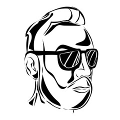 Mann mit Sonnenbrille