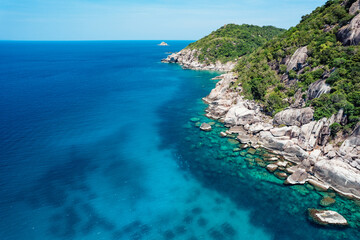 Beach and sea at Koh Tao, Thailand