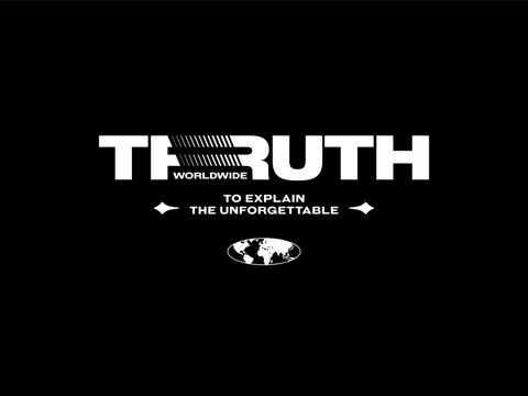 Streetwear clothing Truth typography vector template graphic tees ready for print