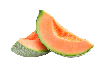 cantaloupe melon isolated on transparent png