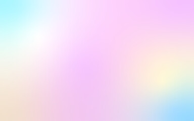 Horizontal web template multicolor gradient background, stylish design element. Abstract pastel light multi-colors mesh gradient background 