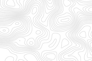 Abstract topographic wavy curve line background. Topography map pattern, Geographic curved relief. Topographic lines background. Vector illustration.