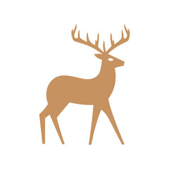Deer Silhouette Pictogram Logo