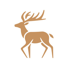 Deer Silhouette Pictogram Logo