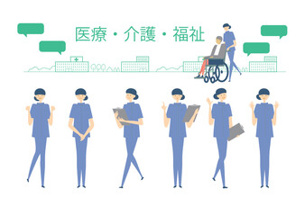 medical care_variation_医療、人物セット