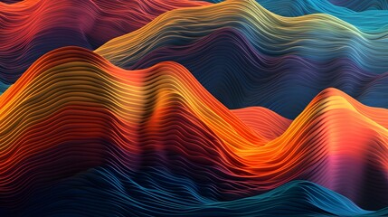 Abstract color background. AI generated.