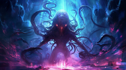 Generative AI, Ethereal Enchantment: The Mystical Kraken