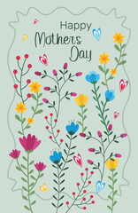 Obraz na płótnie Canvas Mother`s day card