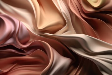 Obraz premium silk fabric background, generative ai