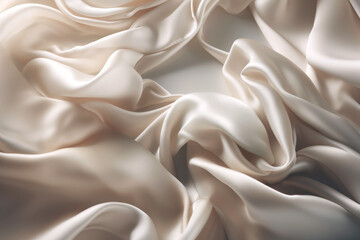 Obraz premium silk fabric background, generative ai
