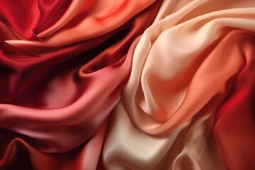 Obraz premium silk fabric background, generative ai