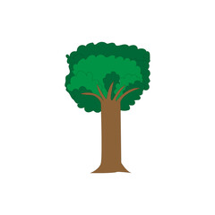 Tree icon vector design, perfect for your forest themed designs