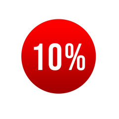 Set of discount label vector illustration, sale banner for promotional 25% off, 50% off, 75% off special offer tag sticker design element