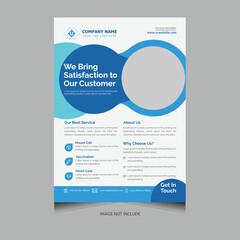 Minimalistic and Clean Medical flyer design template