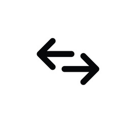 arrow pointer flat vector icon for apps and websites