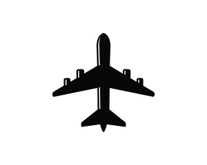 airplane flat vector icon for apps and websites