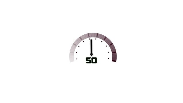  Speedometer animation, arrow rotted, low and speed animation. 