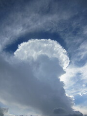 Cumulonimbus cloud forming