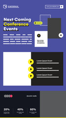 Next Coming Conference Events A4 Flyer Templates