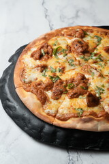 cheesy chicken pizza