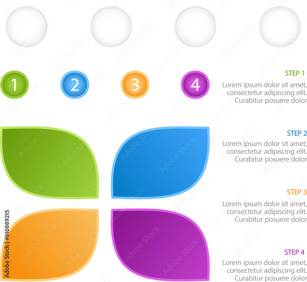Poster colourful environmental infographic chart design element set. abstract vector symbols for infochart 