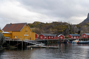 Fototapeta na wymiar Nusfjord
