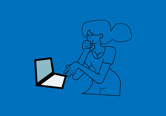 the new business man, Project. Brainstorming. Business vector illustration.