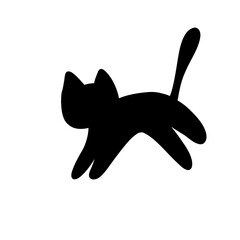 Fototapeta premium Black cat 