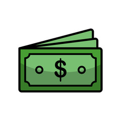 Money sign icon vector design templates