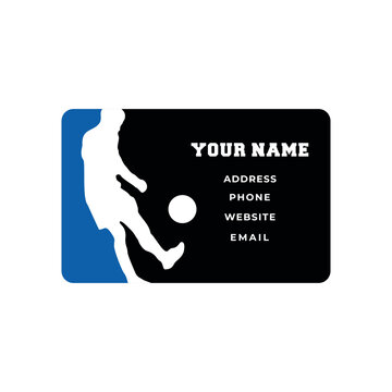 Football Business Card Design