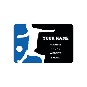 Football Business Card Design