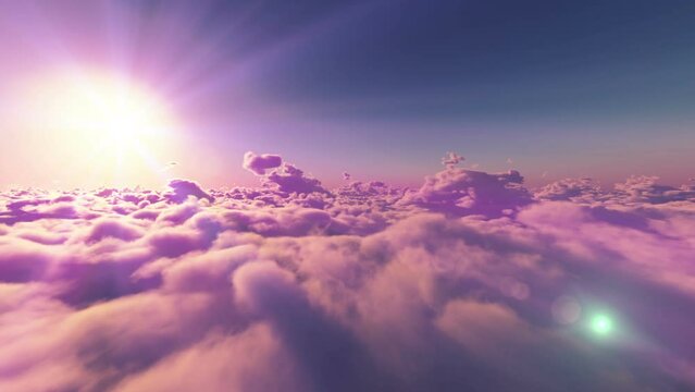 fly above clouds