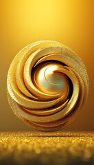 Golden spiral loop.
