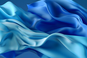 Fototapeta premium blue silk background