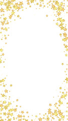 Magic stars vector overlay.  Gold stars scattered