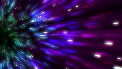 space speed, light color motion
