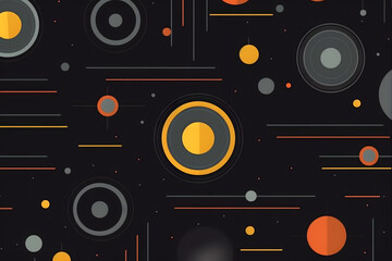 illustration of a radio abstract background