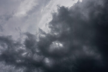 Look up zenit storm clouds sky