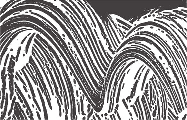 Grunge texture. Distress black grey rough trace. A