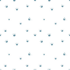 Cat Footprints Background