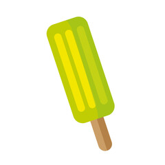 Isolated fresh delicious popsicle, refreshing snack