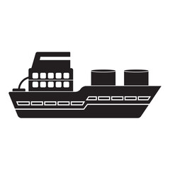 boat icon vector