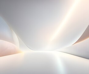 Luxury modern abstract white background, for web design, banner, wallpaper template and others. Generative Ai
